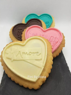 Una foto de Galletas de naranja y chocolate