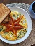 Egg Omelette with Green Onions