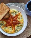 Egg Omelette with Green Onions