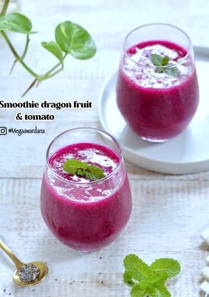 Foto resep SMOOTHIE DRAGON FRUIT & TOMATO