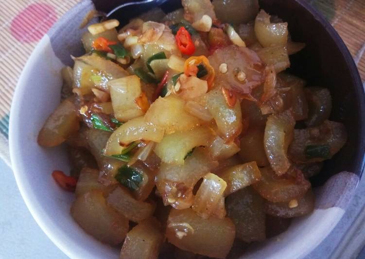 Recipe: Perfect Oseng Kikil Pedas Manis