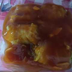 รูปของ Sawi gulung bolognese