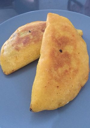 A picture of Venezuelan Empanadas.
