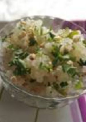 A picture of Sabudana khichdi.