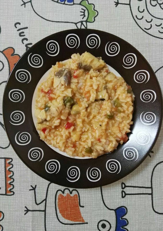 Una foto de Arroz meloso del mar