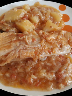 Una foto de Suquet de raya