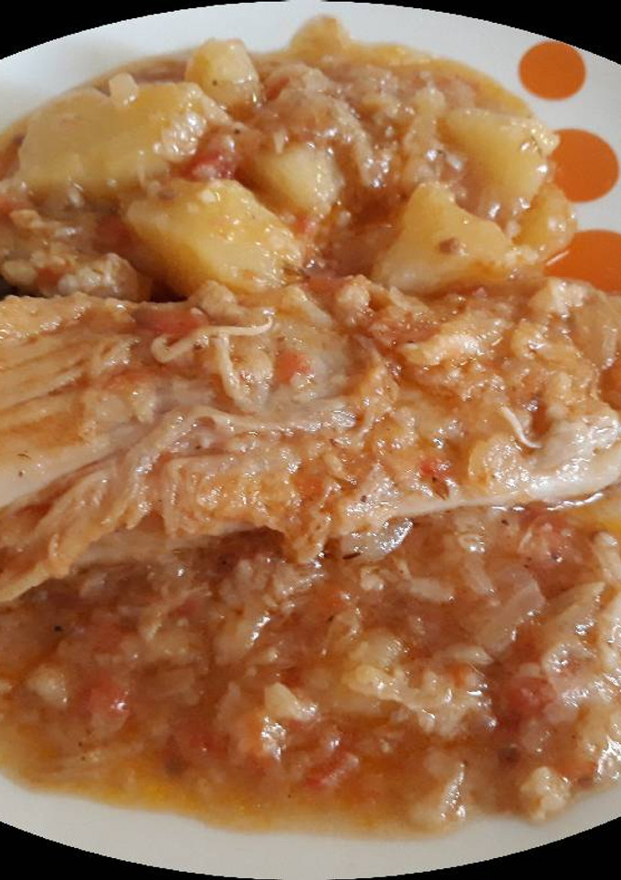Una foto de Suquet de raya