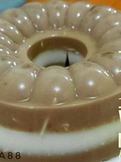 Foto resep Puding Lapis Vanilla Milo