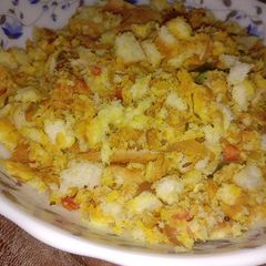 A picture of Bread upma.