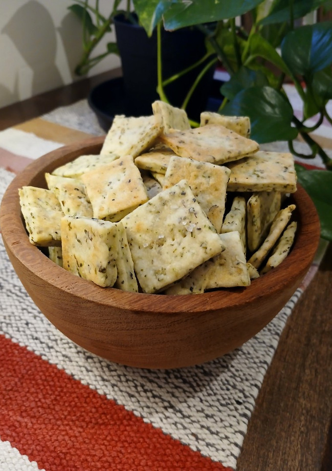 Una foto de Crackers de orégano 💚