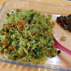 Vegetable Fried Rice A picture of Vegetable Fried Rice.