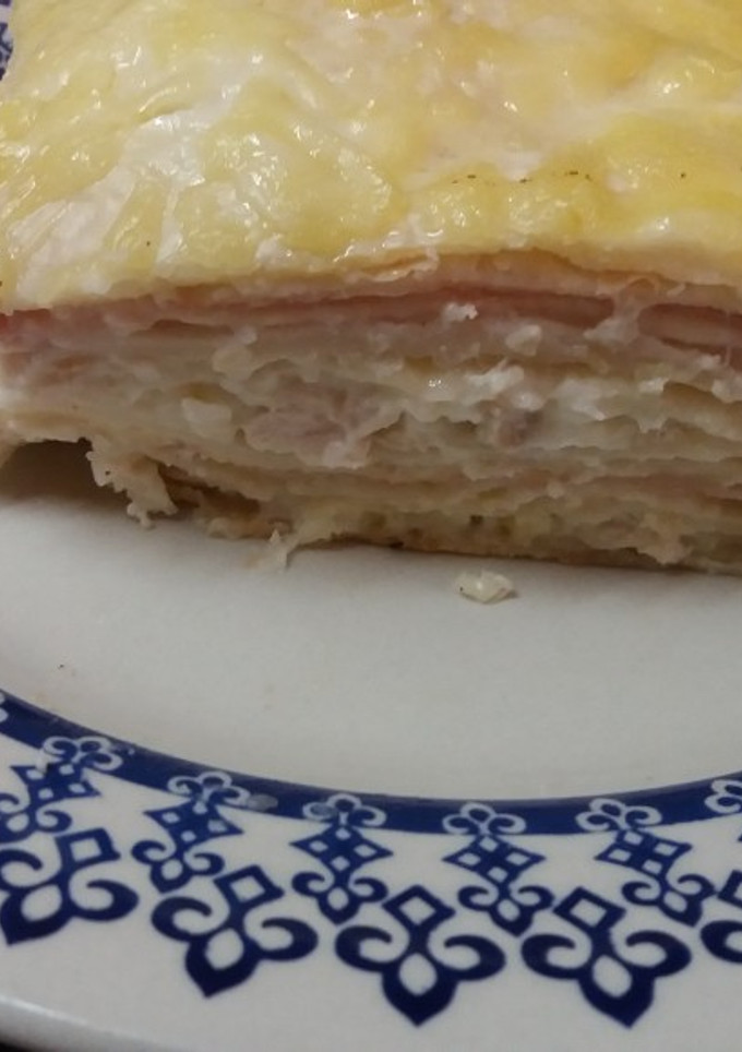 Una foto de Lasaña de pollo