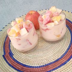 A picture of Indian custard fruits salad.