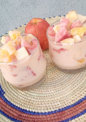 A picture of Indian custard fruits salad.