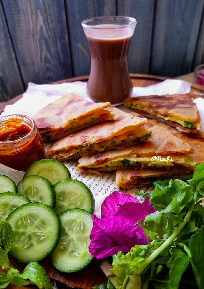 Foto resep Quesadilla Chicken Taco with Homemade Tortilla