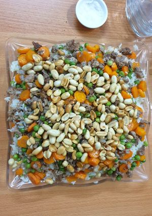 صورة لوصفة رز وبازيلاء