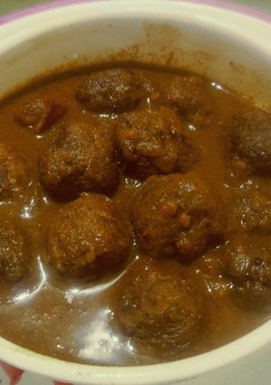 A picture of Kaddu ka Kofta.