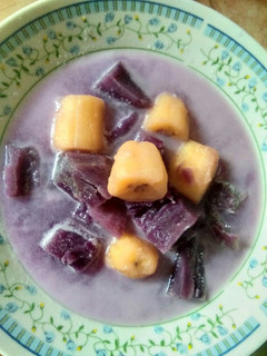 Foto resep Kolak Ubi Ungu + Pisang