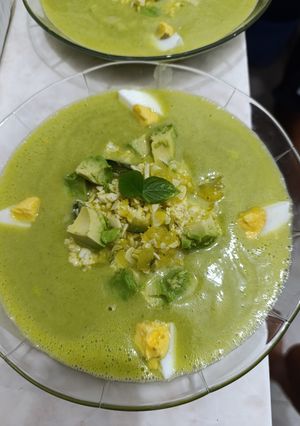 Una foto de Sopa Keto Verde