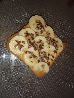 Una foto de Pan con plátano