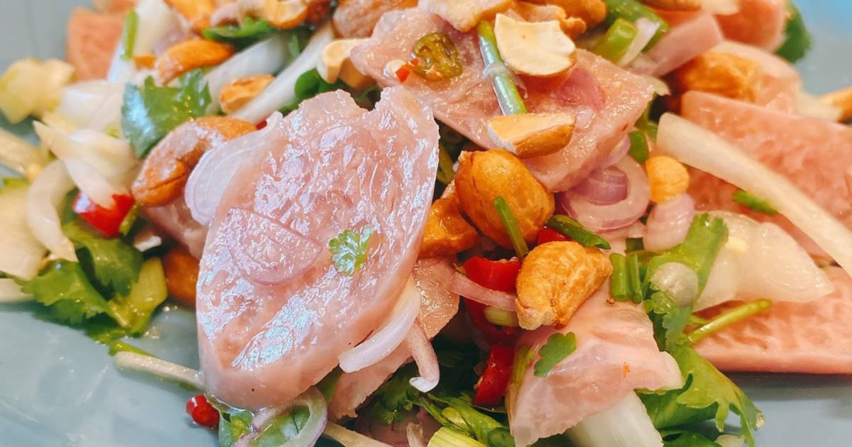 สูตร ยำแหนมสด โดย 365 Days Menu Challenge by Joy Atom - Cookpad