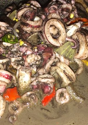 Foto resep Tumis cumi hitam saos tiram