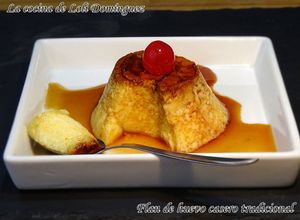 Foto principal de Flan de huevo casero tradicional (Sin horno)