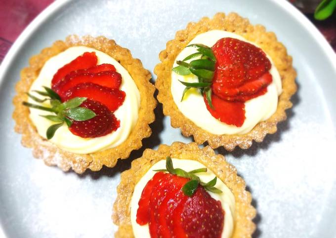 Cara Gampang Membuat Strawberry Tartlets yang Lezat