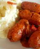 Choricitos mini al vino blanco.👨‍🍳👨‍🍳