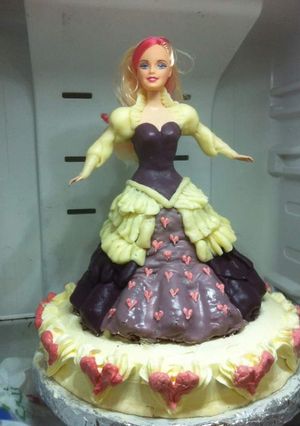 Foto resep Barbie Cake
