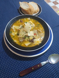 Una foto de Unas ricas pantrucas... como en mi casa.