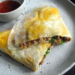 Pan-Grilled Rice Paper & Egg A picture of Pan-Grilled Rice Paper & Egg.