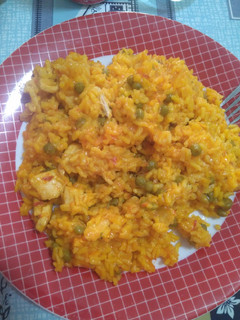 Una foto de Arroz con pollo