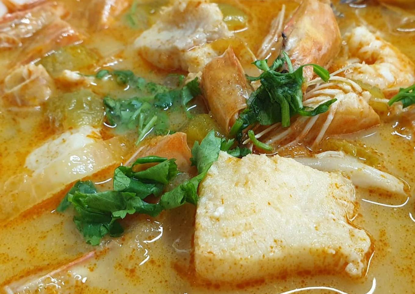 Resep Tom Yum Soup (dengan santan dan Thai Boy Paste) Anti Gagal