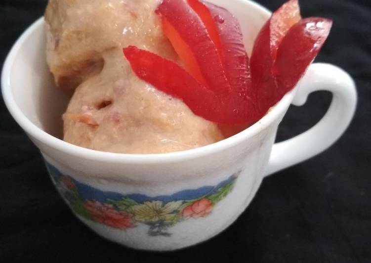 Easiest Way to Make Homemade Peach and plum frozen yogurt