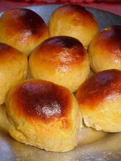 Una foto de Bollitos de leche condensada y calabaza