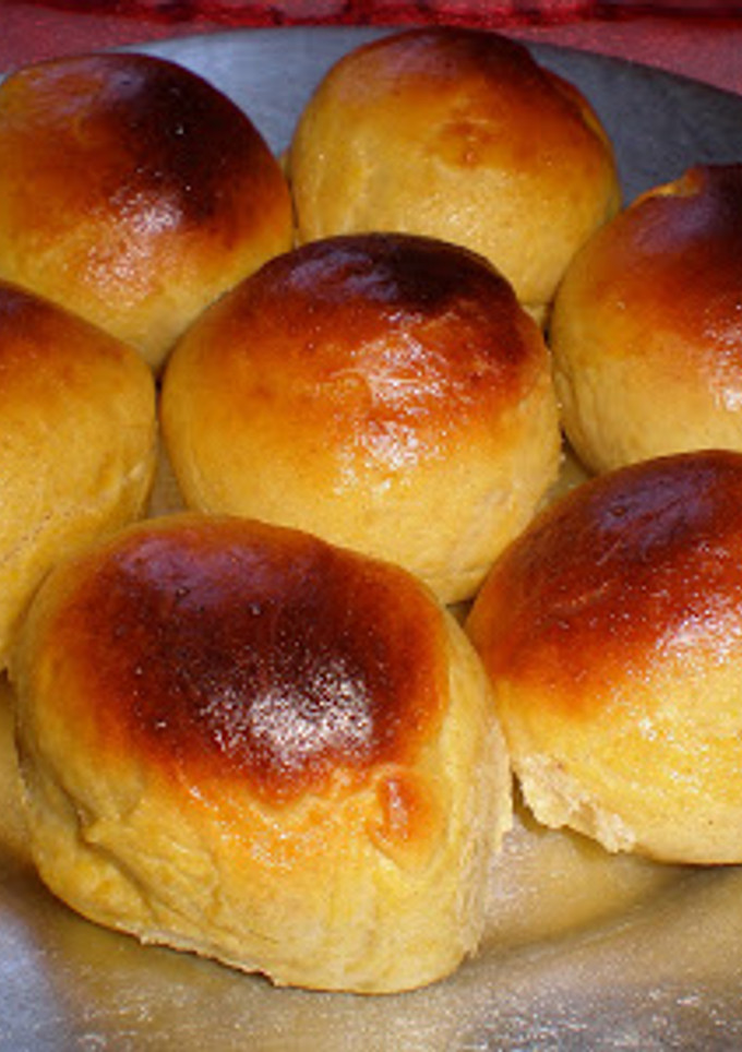 Una foto de Bollitos de leche condensada y calabaza
