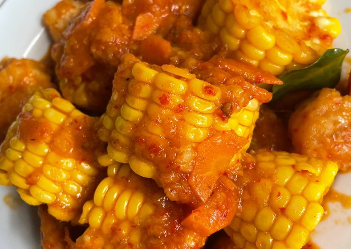 Udang jagung pedas manis
