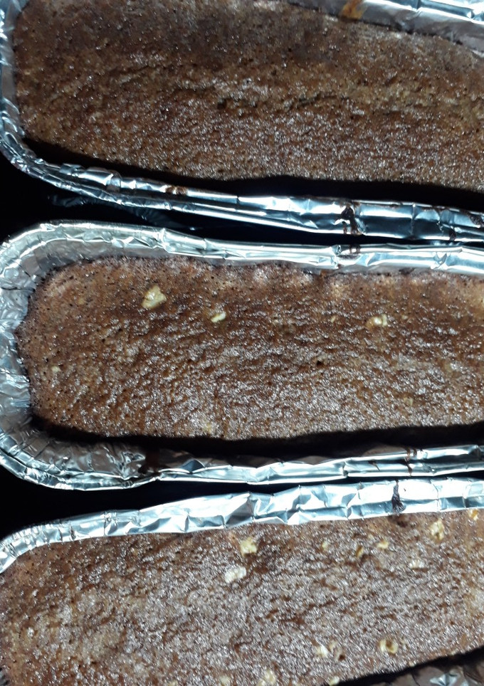 Una foto de Budín de chocolate c/corazón de dulce de leche