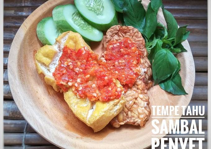 Standar Resep mudah buat Tempe Tahu Sambal Penyet yang sesuai selera