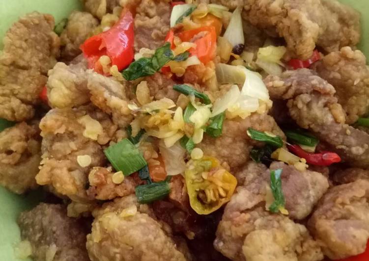 {Resep Tuna goreng tepung cabai garam Kekinian