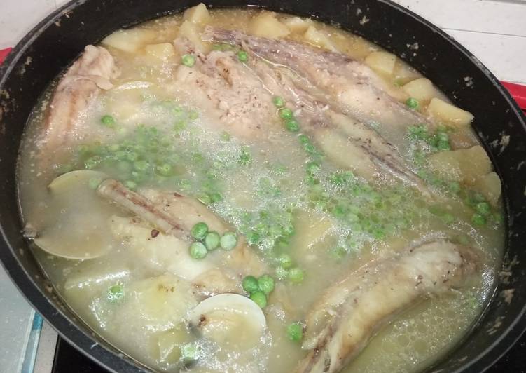 Rape 🐟 con patatas 🥔