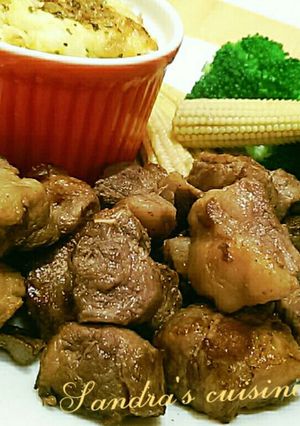 香煎骰子牛 的食譜成品照片