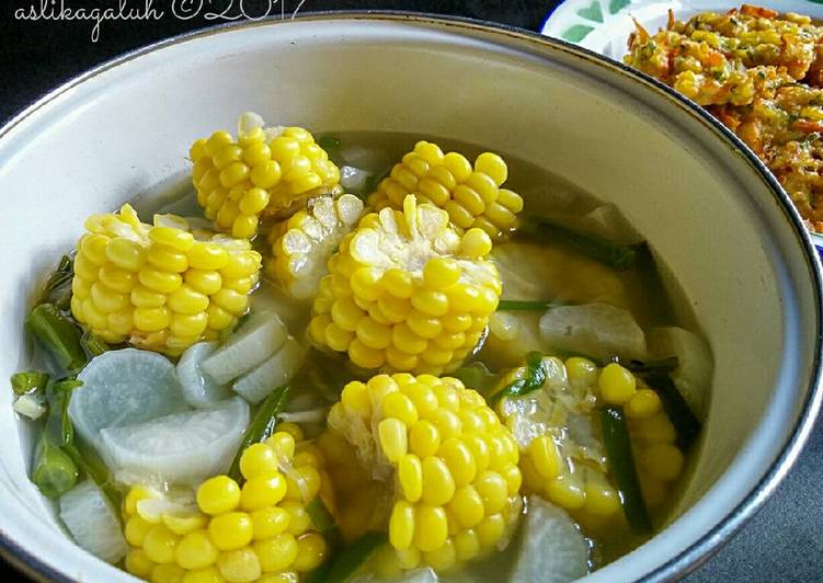 Bagaimana Membuat Sayur Bening Lobak Jagung (#pr_jagung) yang Lezat