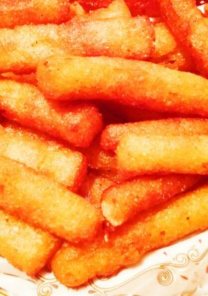 صورة لوصفة بطاطس السميد المقرمشه جدا 😍