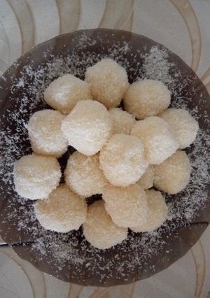 صورة لوصفة حلوي بجوز الهند