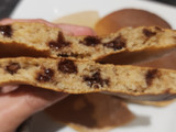 Pancakes de harina integral avena y chips de chocolate