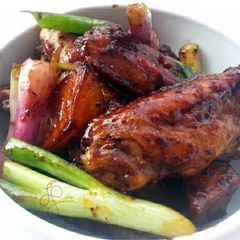 Black Pepper Chicken And Potato A picture of Black Pepper Chicken And Potato.