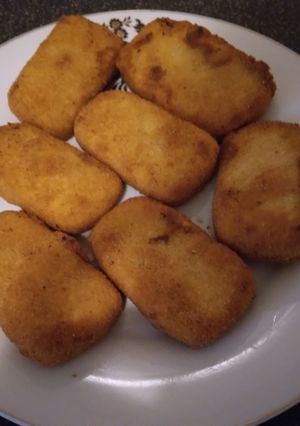 O poză a rețetei Cașcaval pane.