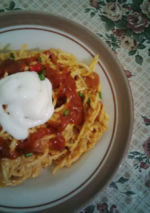 Foto resep Spaghetti Bolognesse Keju